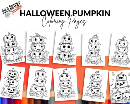 High Desert Savage Pumpkins Coloring Sheets Download - 10